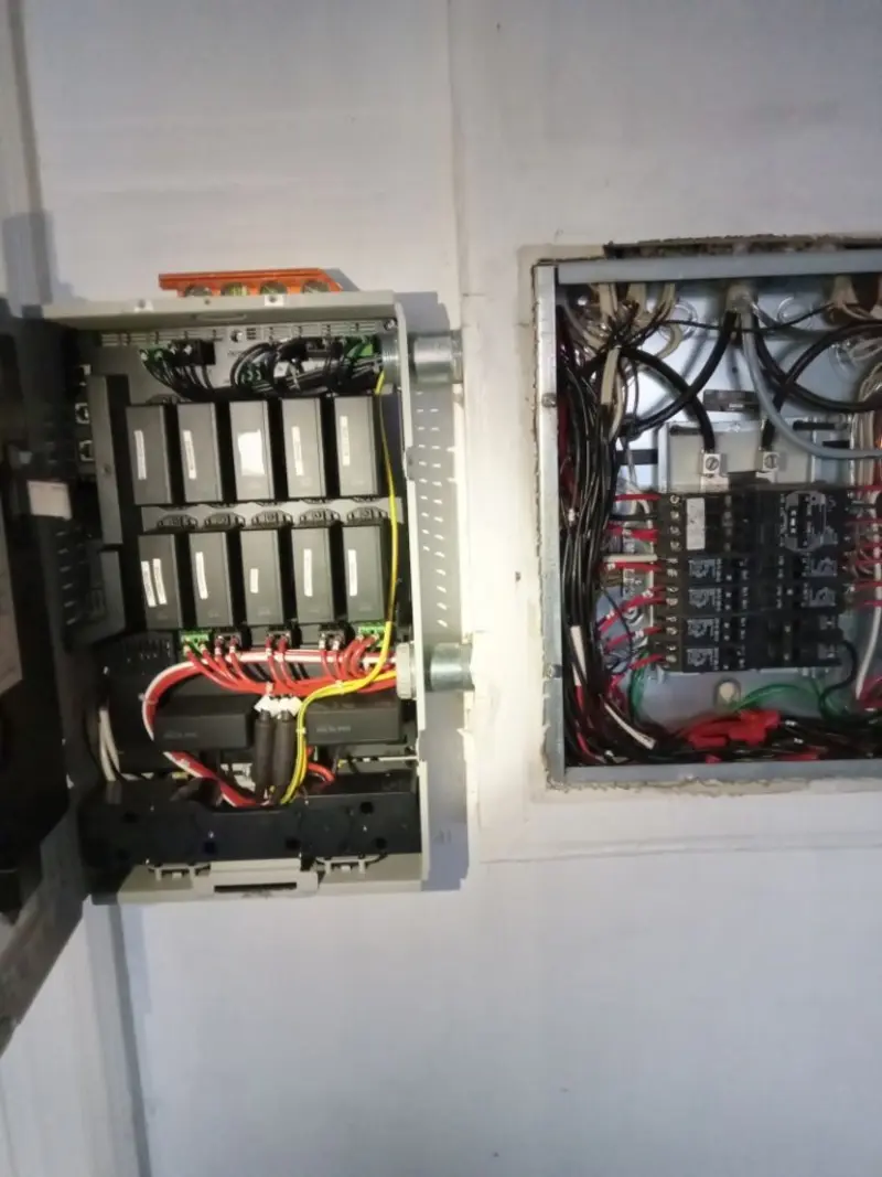 Electrical panel upgrade completed for Indoor Lighting Installation in Saginaw